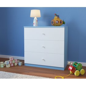Komoda Ourbaby - biało-niebieska, Ourbaby