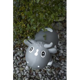 Skacząca krowa KIDZZFARM - Szara