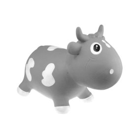 Skacząca krowa KIDZZFARM - Szara