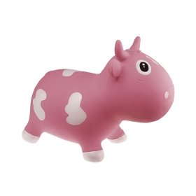 Skacząca krowa KIDZZFARM - Różowa