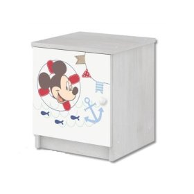 Stolik nocny dla dzieci Myszka Miki - dekor norweskiej sosny, BabyBoo, Mickey Mouse