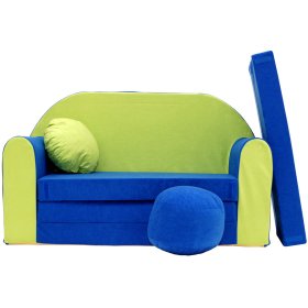 Sofa dla dzieci Niebiesko-zielona, Welox