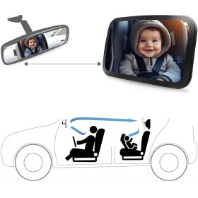 SIPO Lusterko do obserwacji dziecka w samochodzie, Sipo