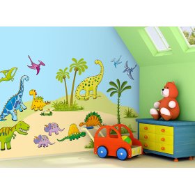 Dekoracje na ścianę Dinozaury, Mint Kitten
