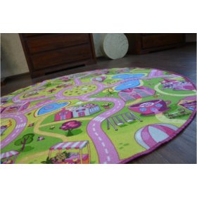 Okrągły dywan dla dzieci Sweet Town