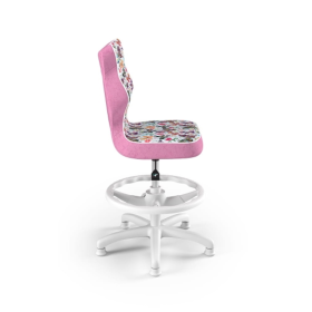 Ergonomiczne krzesło biurowe dla dzieci dostosowane do wzrostu 119-142 cm - motylki, ENTELO