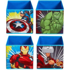 Cztery pudełka do przechowywania - Avengers, Moose Toys Ltd , Avengers