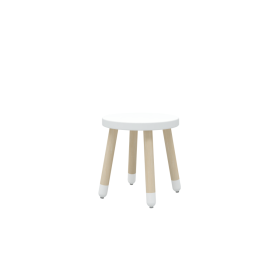 Krzesło Dots - białe, FLEXA