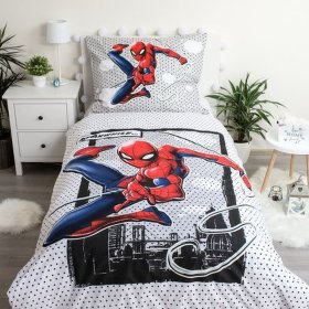 Pościel ze świecącym efektem Spider-Mana 140 x 200 cm + 70 x 90 cm, Sweet Home, Spiderman
