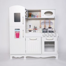 Biała kuchnia Bianca XXL z akcesoriami, EVA TOYS