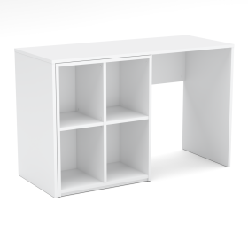 Białe biurko z półką Simply