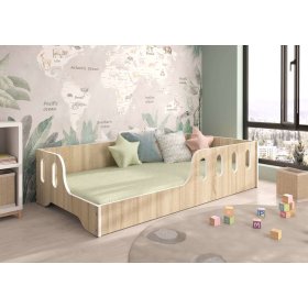 Łóżko dziecięce Montessori Koko 140x70 cm - sonoma