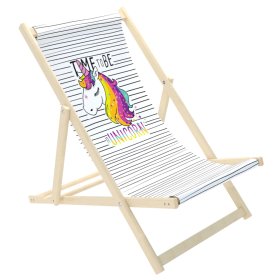 Krzesełko plażowe dla dzieci Jednorożec, Chill Outdoor