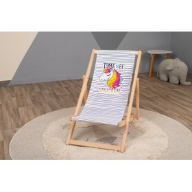 Krzesełko plażowe dla dzieci Jednorożec