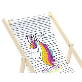 Krzesełko plażowe dla dzieci Unicorn, Chill Outdoor