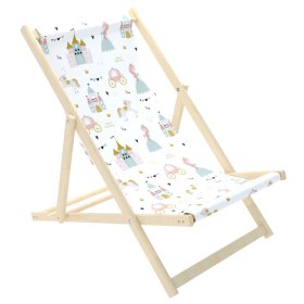 Krzesełko plażowe dla dzieci Księżniczka i zamek, Chill Outdoor