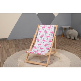 Krzesełko plażowe dla dzieci Flamingi