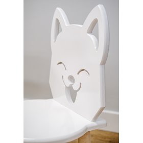 Krzesełko dziecięce - Fox - białe