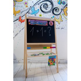 Dziecięca tablica magnetyczna 4 w 1