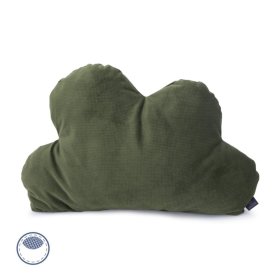 Aksamitna poduszka chmurka Savana - zielona, Makaszka