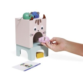 Janod Edukacyjna gra orientacyjna dla dzieci Kot i mysz Didaktik