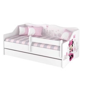 Dziecięca łóżko z z powrotem - Minnie Mouse w Paryż, BabyBoo, Minnie Mouse