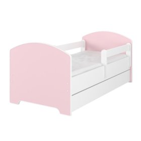 Łóżko OSCAR w kolorze różowym