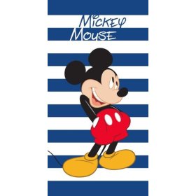 Ręcznik Myszka Miki - niebiesko-biały
