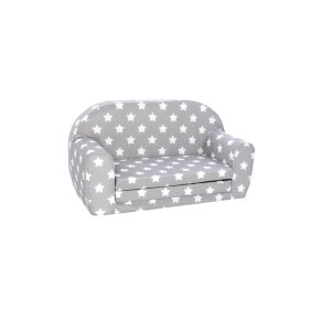 Dziecięca sofa Gwiazdy - siwy, Delta-trade