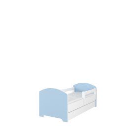 Łóżko OSCAR w połączeniu biało-niebieskim, BabyBoo