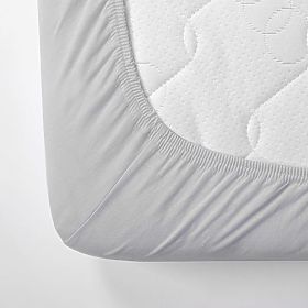 Bawełniana prześcieradło 200x80 cm - szare