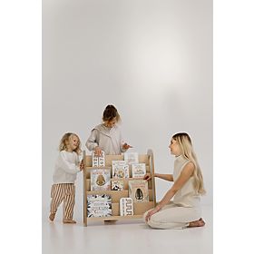 Biblioteczka SLIM M - naturalna