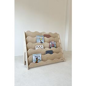 Biblioteczka WAVE L - naturalna