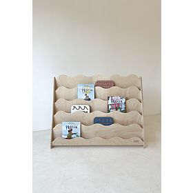 Biblioteczka WAVE L - naturalna