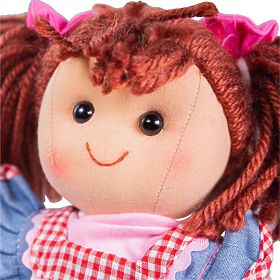 Bigjigs Toys Lalka materiałowa Melody 34 cm