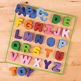 Bigjigs Baby Alfabet wielkimi literami