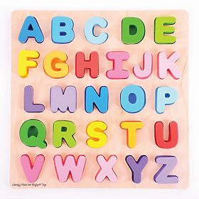 Bigjigs Baby Alfabet wielkimi literami