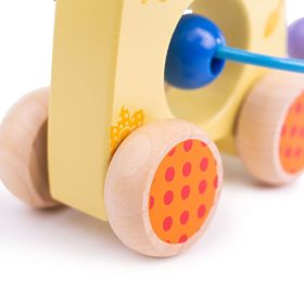 Bigjigs Mała Żyrafa Labirynt na kółkach