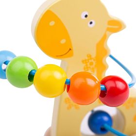 Bigjigs Mała Żyrafa Labirynt na kółkach