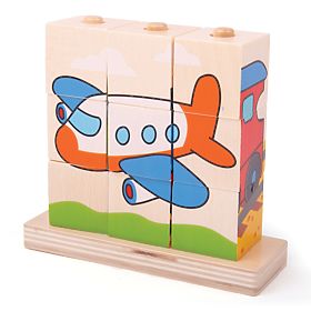 Bigjigs Baby Bloki zatrzaskowe do transportu