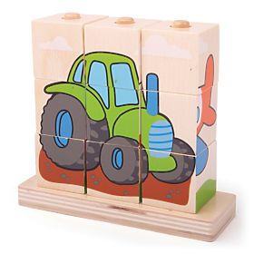 Bigjigs Baby Bloki zatrzaskowe do transportu