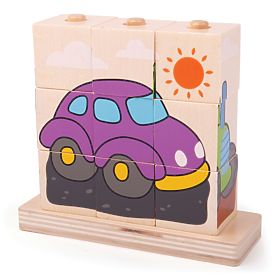 Bigjigs Baby Bloki zatrzaskowe do transportu