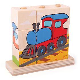 Bigjigs Baby Bloki zatrzaskowe do transportu