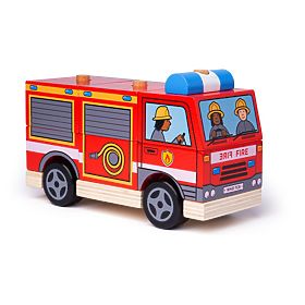 Bigjigs Baby Układanka Strażacy, Bigjigs Toys