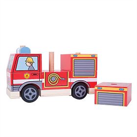 Bigjigs Baby Układanka Strażacy, Bigjigs Toys