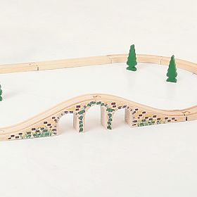 Bigjigs Rail Drewniany most kolejowy