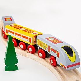 Bigjigs Rail Eurostar Express + 3 tory