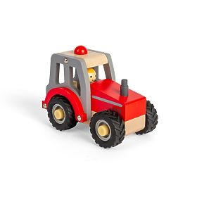 Bigjigs Toys Czerwony traktor, Bigjigs Toys