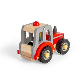 Bigjigs Toys Czerwony traktor, Bigjigs Toys