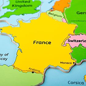 Bigjigs Toys Drewniana mapa-puzzle Europy 25 sztuk